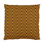 Chevron Brown Retro Vintage Standard Cushion Case (Two Sides) Front