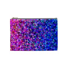 Triangle Tile Mosaic Pattern Cosmetic Bag (medium)  by Nexatart