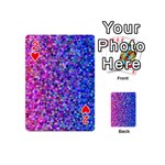 Triangle Tile Mosaic Pattern Playing Cards 54 (Mini)  Front - Heart2