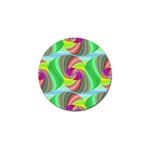 Seamless Pattern Twirl Spiral Golf Ball Marker (10 pack) Front