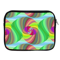 Seamless Pattern Twirl Spiral Apple Ipad 2/3/4 Zipper Cases by Nexatart