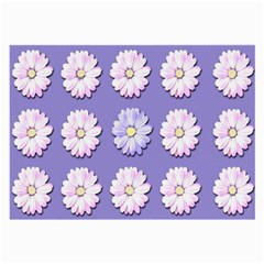 Daisy Flowers Wild Flowers Bloom Large Glasses Cloth (2-side) by Nexatart