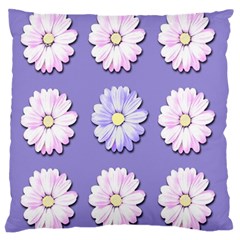 Daisy Flowers Wild Flowers Bloom Large Cushion Case (two Sides) by Nexatart