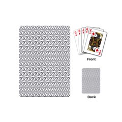 Seamless Pattern Monochrome Repeat Playing Cards (mini)  by Nexatart