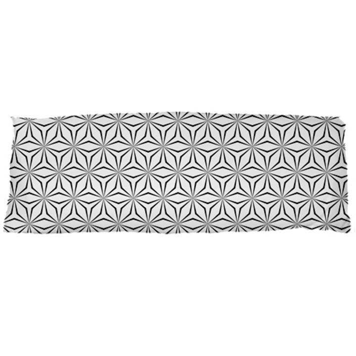 Seamless Pattern Monochrome Repeat Body Pillow Case Dakimakura (Two Sides)