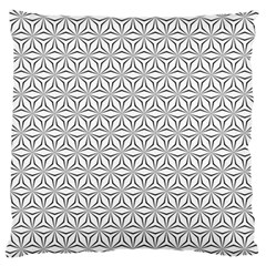 Seamless Pattern Monochrome Repeat Large Cushion Case (two Sides) by Nexatart