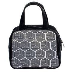 Cube Pattern Cube Seamless Repeat Classic Handbags (2 Sides) by Nexatart