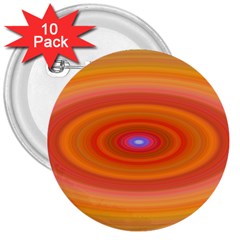 Ellipse Background Orange Oval 3  Buttons (10 Pack)  by Nexatart