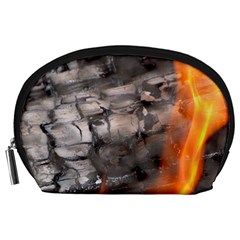 Fireplace Flame Burn Firewood Accessory Pouches (large)  by Nexatart