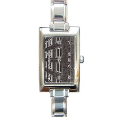 Graphics House Brick Brick Wall Rectangle Italian Charm Watch by Nexatart