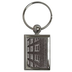 Graphics House Brick Brick Wall Key Chains (rectangle)  by Nexatart