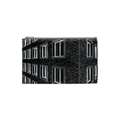 Graphics House Brick Brick Wall Cosmetic Bag (small)  by Nexatart