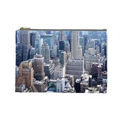 Manhattan New York City Cosmetic Bag (large)  by Nexatart