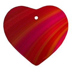 Abstract Red Background Fractal Ornament (heart) by Nexatart