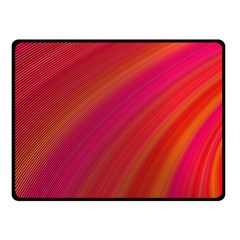 Abstract Red Background Fractal Double Sided Fleece Blanket (small) 