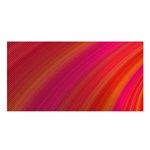 Abstract Red Background Fractal Satin Shawl Front