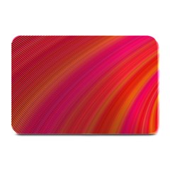 Abstract Red Background Fractal Plate Mats