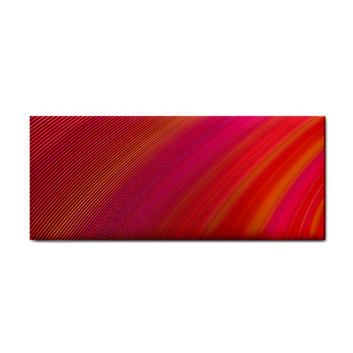 Abstract Red Background Fractal Cosmetic Storage Cases