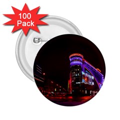 Moscow Night Lights Evening City 2 25  Buttons (100 Pack)  by Nexatart