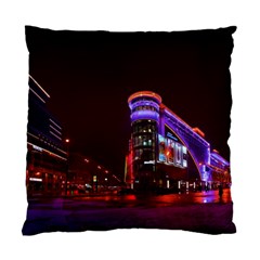 Moscow Night Lights Evening City Standard Cushion Case (one Side) by Nexatart