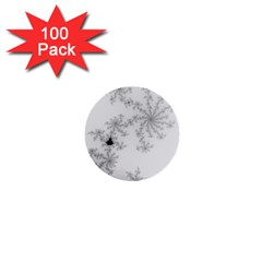 Mandelbrot Apple Males Mathematics 1  Mini Buttons (100 Pack)  by Nexatart