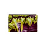 Yellow Magenta Abstract Fractal Cosmetic Bag (Small)  Back