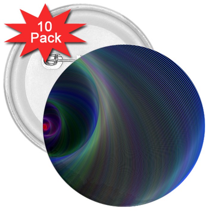 Gloom Background Abstract Dim 3  Buttons (10 pack) 