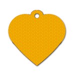 Texture Background Pattern Dog Tag Heart (Two Sides) Front