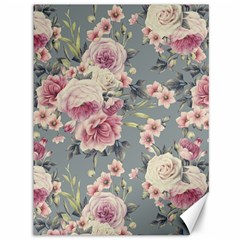 Pink Flower Seamless Design Floral Canvas 36  X 48   by Nexatart