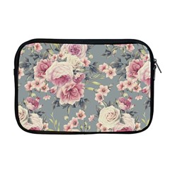 Pink Flower Seamless Design Floral Apple Macbook Pro 17  Zipper Case by Nexatart