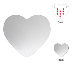 White Background Abstract Light Playing Cards (heart)  by Nexatart