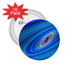 Oval Ellipse Fractal Galaxy 2.25  Buttons (10 pack) 