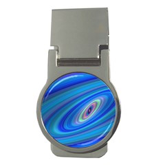 Oval Ellipse Fractal Galaxy Money Clips (Round) 