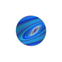 Oval Ellipse Fractal Galaxy Golf Ball Marker