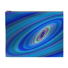 Oval Ellipse Fractal Galaxy Cosmetic Bag (XL)