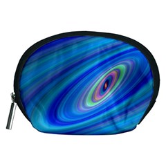 Oval Ellipse Fractal Galaxy Accessory Pouches (Medium) 