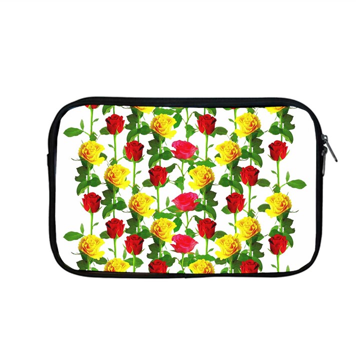 Rose Pattern Roses Background Image Apple MacBook Pro 13  Zipper Case