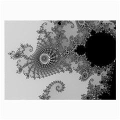 Apple Males Mandelbrot Abstract Large Glasses Cloth (2-side)