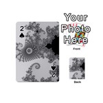 Apple Males Mandelbrot Abstract Playing Cards 54 (Mini)  Front - Spade2