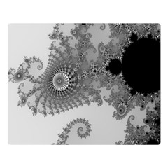 Apple Males Mandelbrot Abstract Double Sided Flano Blanket (large) 