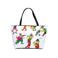 Golfers Athletes Shoulder Handbags by Nexatart