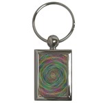 Spiral Spin Background Artwork Key Chains (Rectangle)  Front