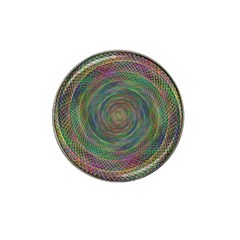 Spiral Spin Background Artwork Hat Clip Ball Marker (10 Pack)