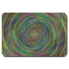 Spiral Spin Background Artwork Large Doormat 