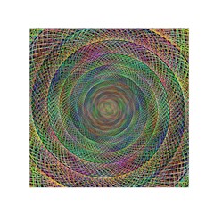 Spiral Spin Background Artwork Small Satin Scarf (square) by Nexatart