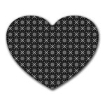 Kaleidoscope Seamless Pattern Heart Mousepads Front