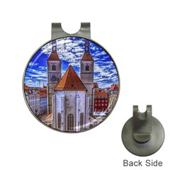 Steeple Church Building Sky Great Hat Clips With Golf Markers by Nexatart