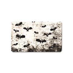 Vintage Halloween Bat pattern Magnet (Name Card)