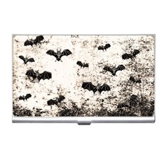 Vintage Halloween Bat pattern Business Card Holders