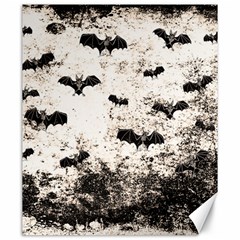 Vintage Halloween Bat pattern Canvas 20  x 24  